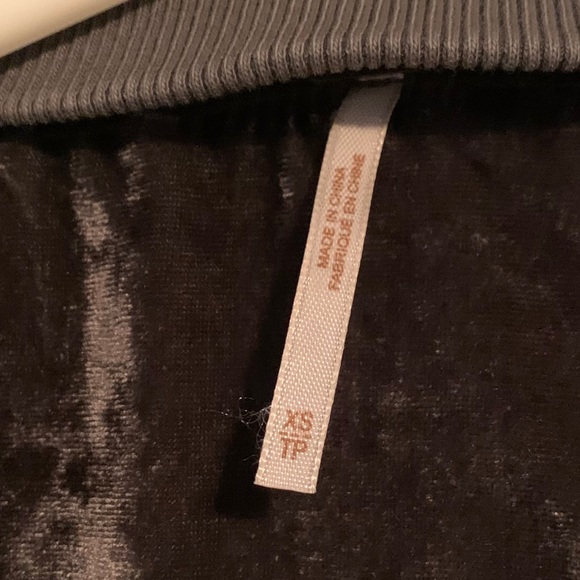 Free People velvet bomber jacket - Picture 6 of 7